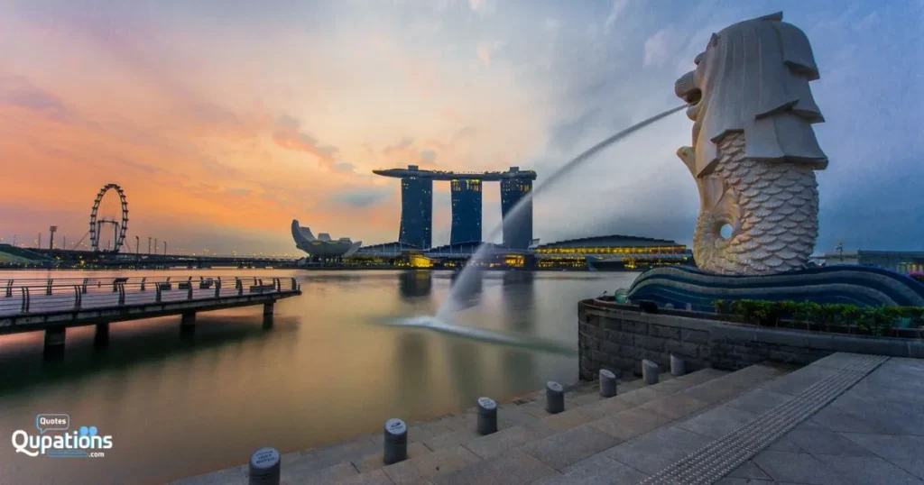 At Merlion Park