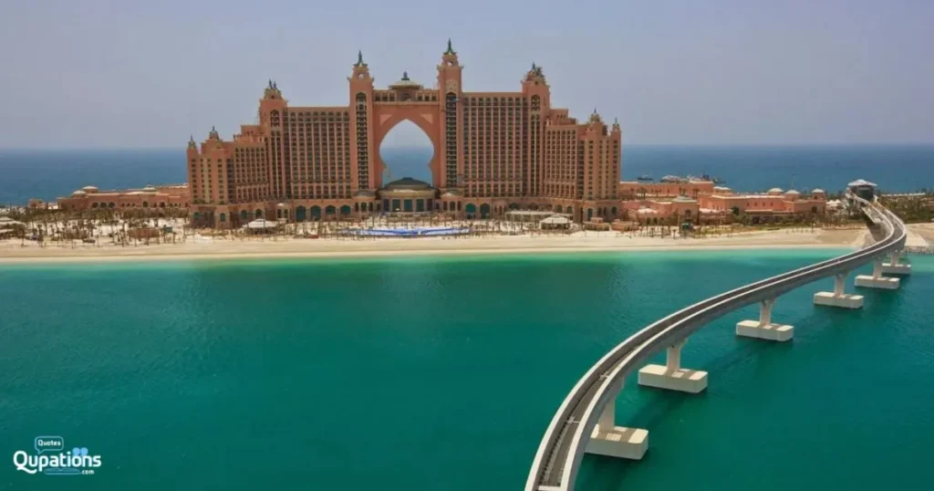 Atlantis The Palm Caption in English