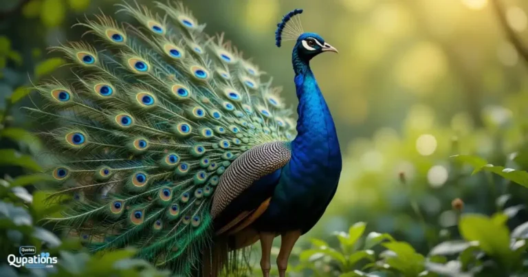 Beautiful Peacock Captions