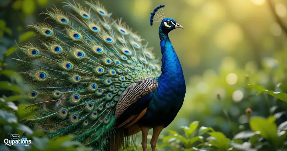 Beautiful Peacock Captions