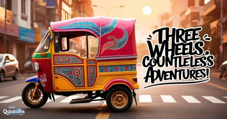Best Auto Rickshaw Captions
