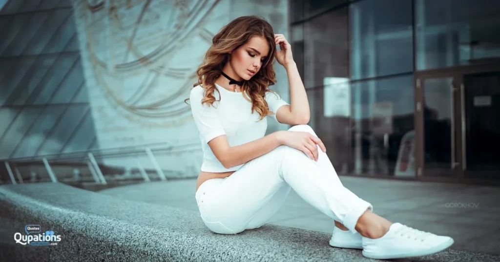 Clever White Dress Captions