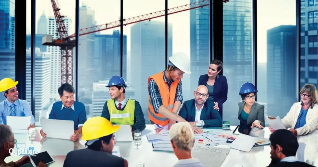 Construction Captions for Teamwork