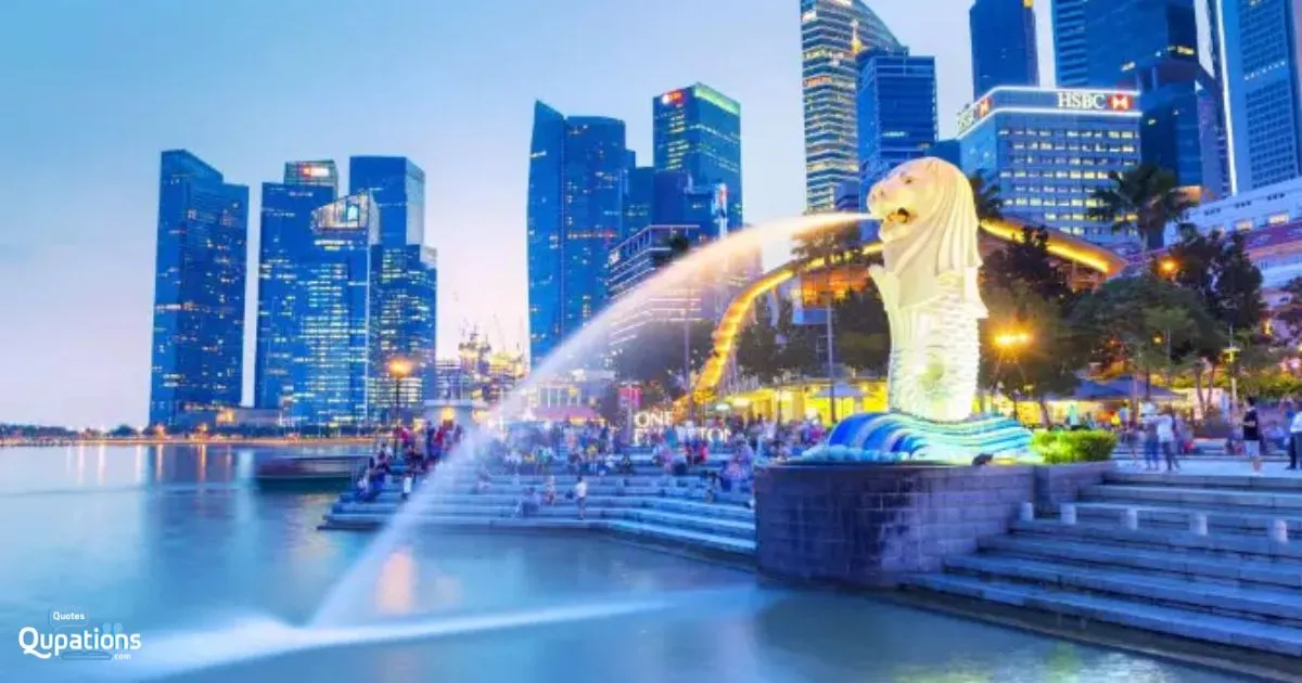Merlion Park Captions