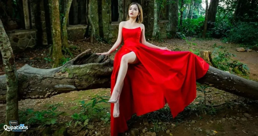 Red Dress Captions for Instagram