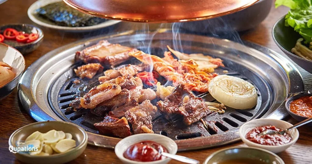 Romantic Samgyupsal Captions