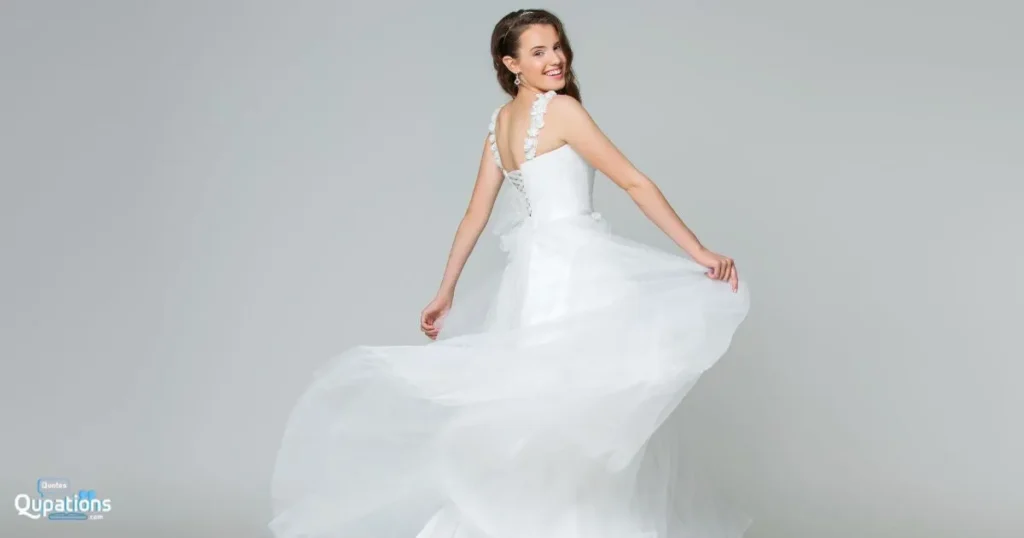 White Dress Captions for Instagram